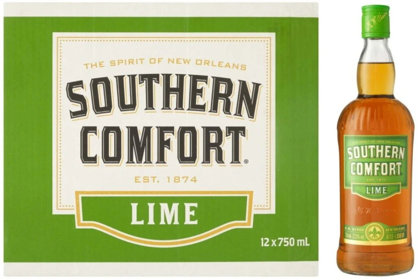 Southern Comfort Lime Liqueur 12 x 750 ml - Image 3
