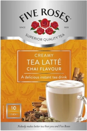 Five Roses Latte Chai-t4 Instant Tea 10 X 22 g