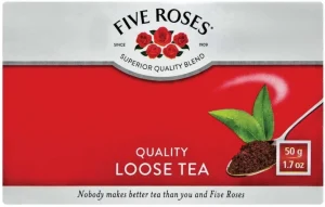 Five Roses Quality Loose Black Tea 10 X 50 g