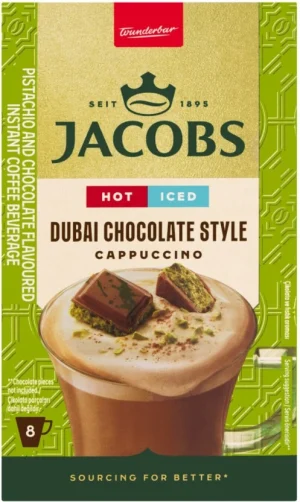 Jacobs Dubai Style Cappuccino Instant Coffee 8 X 156 g
