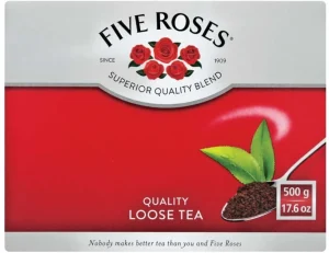 Five Roses Superior Quality Loose Leaf Black 12 X 500 g Teabags