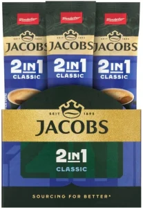 Jacobs Coffee 2 In 1 Classic Instant 20 X 12. 4 g