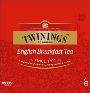 Twinings English Breakfast Black 100 Teabags