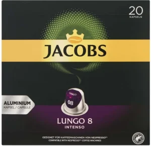 Jacobs Lungo Coffee 8 Capsules Intenso Capsule 20 g