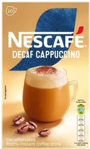 Nescafé Decaf Cappuccino Instant Coffee 10 X 15 g