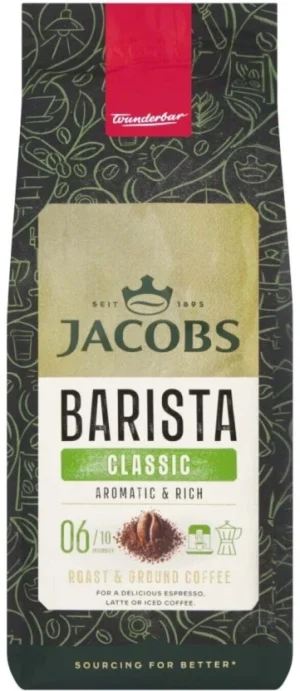 Jacobs Barista Classic Roast Ground Coffee 200 g