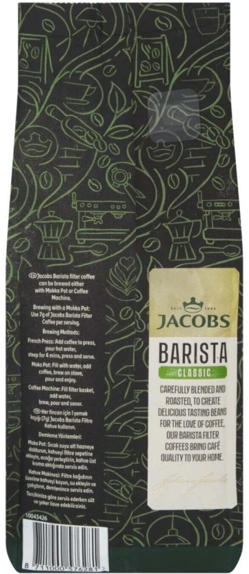 Jacobs Barista Classic Roast Ground Coffee 200 g - Image 3