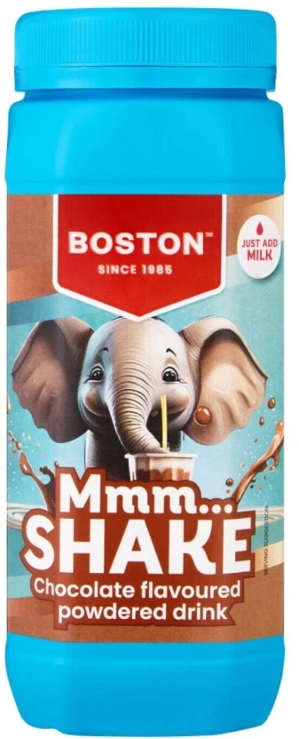 Boston Mmm...shake Chocolate Flavoured Powdered Drink 500 g
