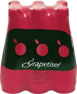 Grapetiser Red Grape Juice 6 X 275 ml