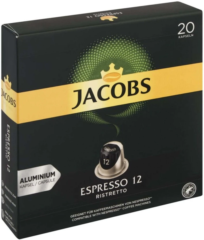 Jacobs Espresso Coffee 12 Capsules Ristretto Capsule 20 g - Image 2