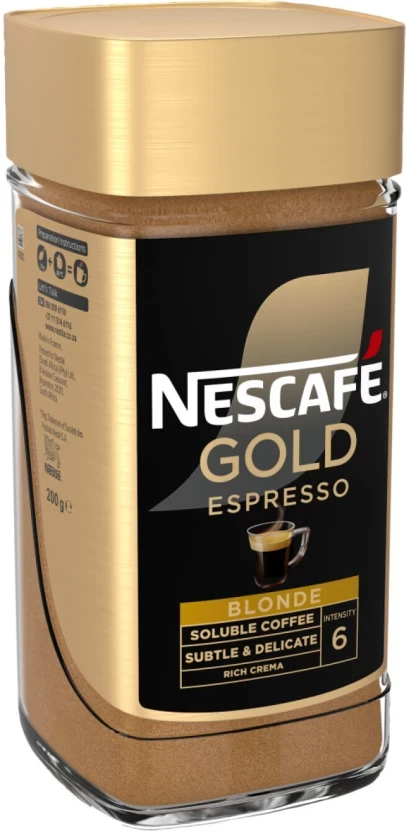 Nescafé Gold Espresso Blonde Instant Coffee 6 X 200 g - Image 2