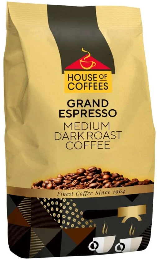 House Of Coffees Grand Espresso Beans Coffee 1 kg - Image 2