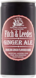Fitch Leedes Ginger Ale Sparkling Drink 24 X Water 200 ml