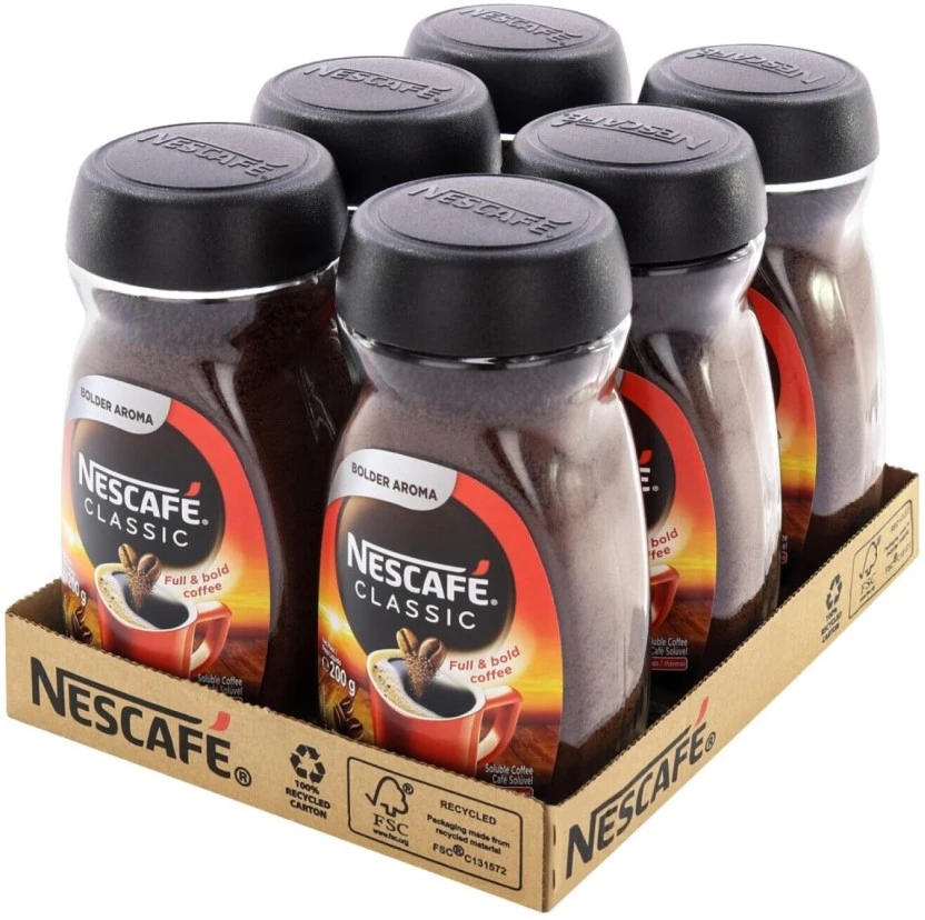 Nescafé Classic Instant Coffee 6 X 200 g