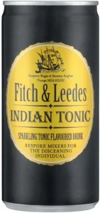 Fitch Leedes Indian Tonic Sparkling Drink 24 X Water 200 ml