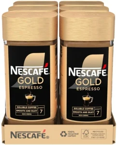 Nescafé Gold Espresso Instant Coffee 6 X 200 g