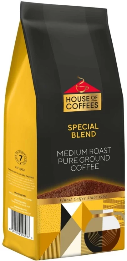 House Of Coffees Special Blend Roast Ground Coffee 10 X 500 g - Image 2