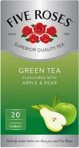 Five Roses Apple Pear Green 20 Teabags