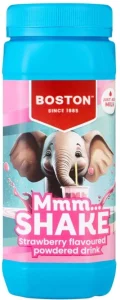 Boston Mmm…shake Strawberry Flavoured Powdered Drink 500 g