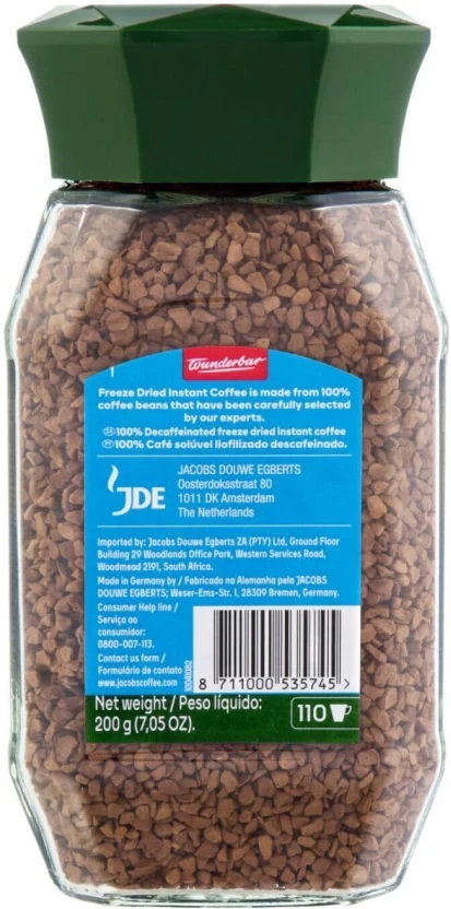 Jacobs Decaff Instant Coffee 200 g - Image 3