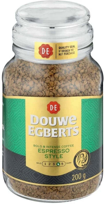 Douwe Egberts Espresso Style Instant Hazelnut Coffee 200 g - Image 2