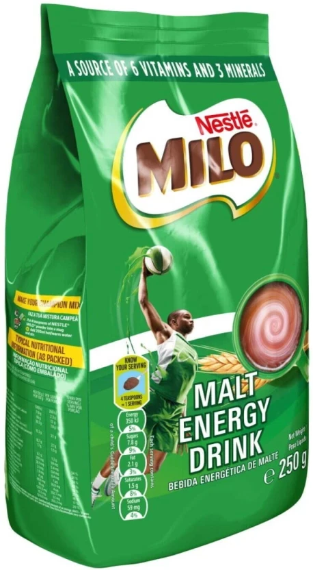 Nestle Milo Malt Energy Drink 250 g - Image 2