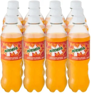 Mirinda Orange Soft Drink 12 X 330 ml
