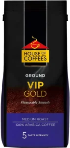 House Of Coffees Vip Gold Medium Roast Ground Coffee 250 g