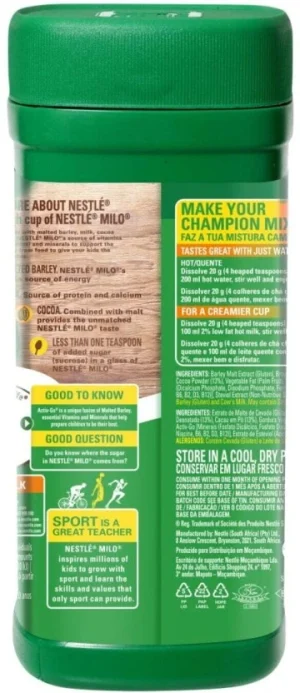 Nestle Milo Malt Powder Drink 12 X 250 g