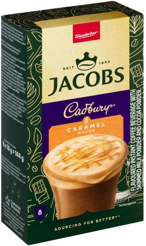 Jacobs Cadbury Caramel Mocha 8 X 144 g - Image 2
