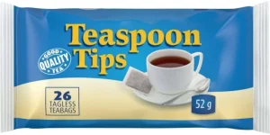 Teaspoon Tips Good Quality Black 26 Teabags