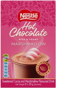 Nestle Marshmallow Hot Chocolate Flavoured Drink 8 X 20 g