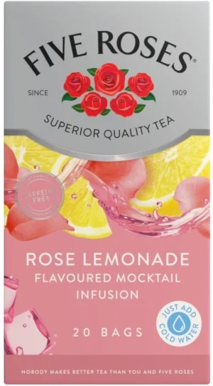 Five Roses Rose Lemonade Mocktail Infusion 20 Teabags