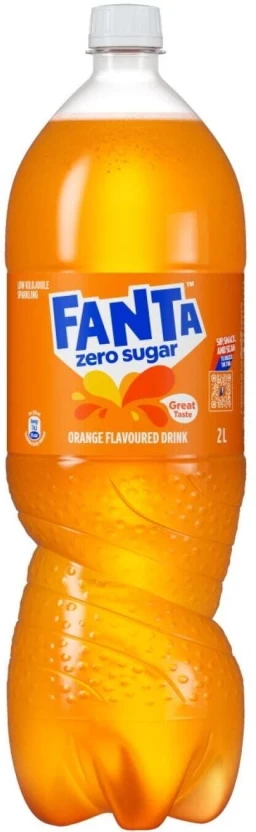 Fanta Zero Sugar, Orange 2 L