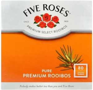 Five Roses Pure Premium Rooibos 80 Teabags