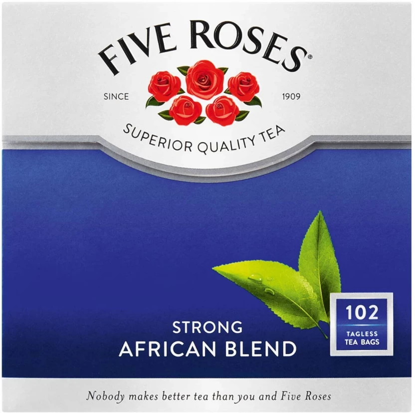 Five Roses Strong African Blend Black 6 X 100 Teabags