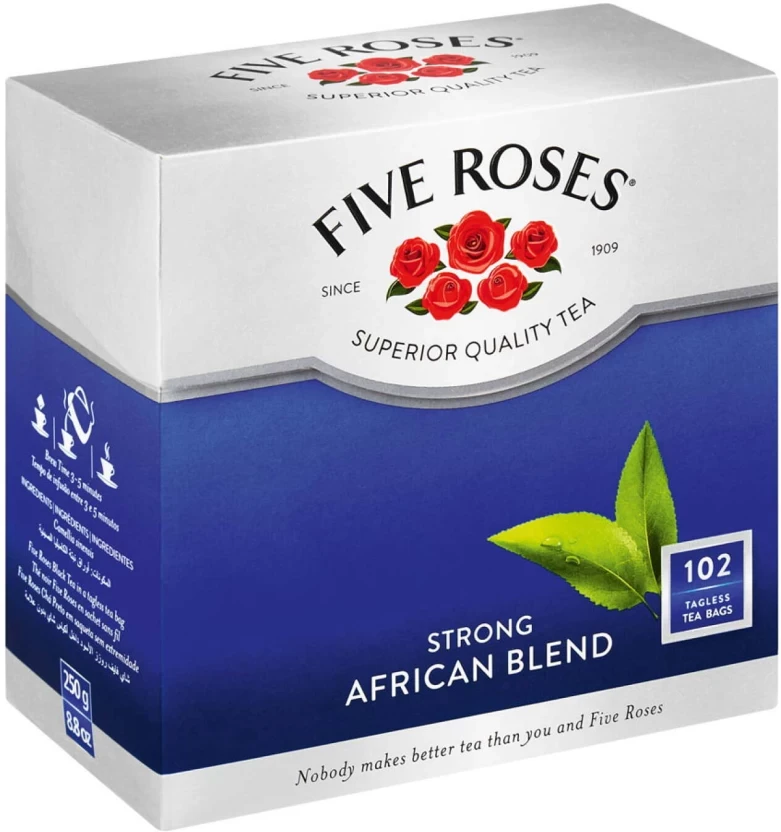 Five Roses Strong African Blend Black 6 X 100 Teabags - Image 2
