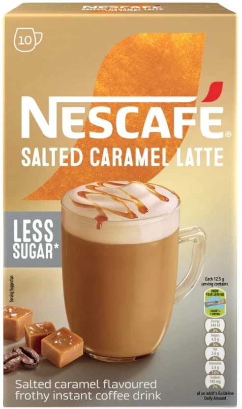 Nescafé Salted Caramel Latte Instant Coffee 125 g