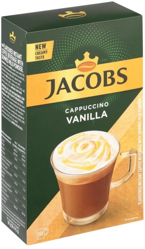 Jacobs Cappuccino Instant Vanilla Coffee 10 X 147 g - Image 2
