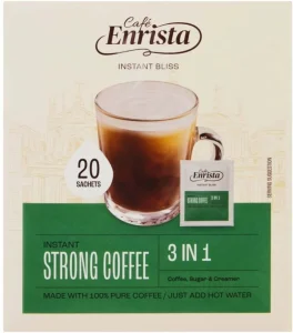 Cafe Enrista Coffee 3 In 1 Strong Instant 12 X 20 g