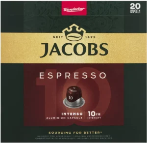 Jacobs Espresso Intenso Capsule Espresso Coffee 20 Capsules