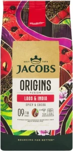 Jacobs Origins Fusion Laos India Roast Ground Spices Coffee 1 kg