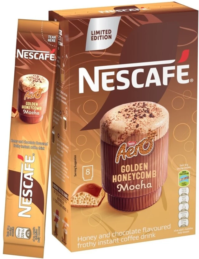 Nescafé Honeycomb Cappuccino Mocha Instant Coffee 10 X 18 g - Image 3