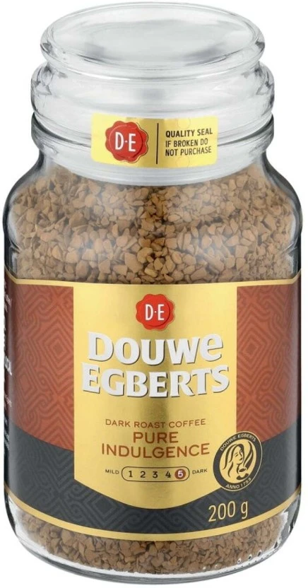 Douwe Egberts Dark Roast Instant Hazelnut Coffee 200 g - Image 2