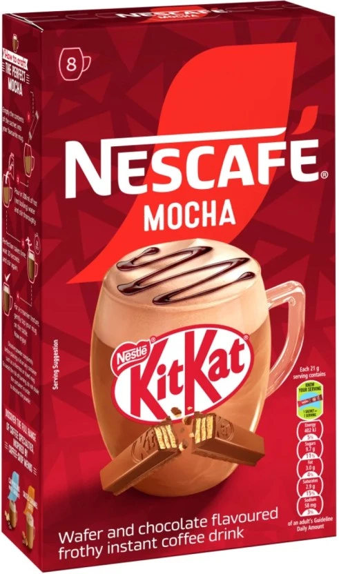 Nescafé Wafer and Chocolate Mocha Instant Coffee 125 g - Image 4