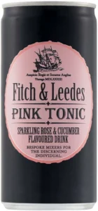 Fitch Leedes Pink Tonic Sparkling Rose Cucumber Drink 6 X Soft 200 ml