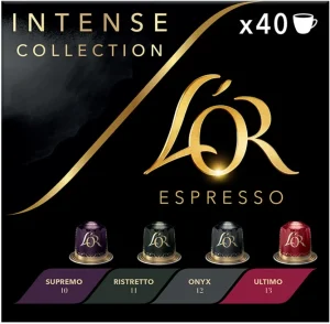L’or Espresso Intense Collection Pods Capsule Coffee 40 Capsules