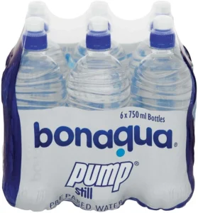 Bonaqua Pump Still Water 6 X 750 ml