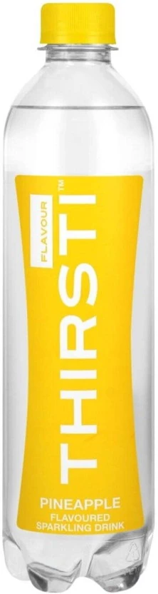Thirsti Sparkling Pineapple Flavoured Water 1 X 500 ml