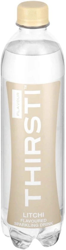 Thirsti Sparkling Litchi Flavoured Water 500 ml - Image 2